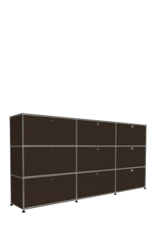 Système de rangement 9 portes USM Haller 225 x 35 x h109 cm