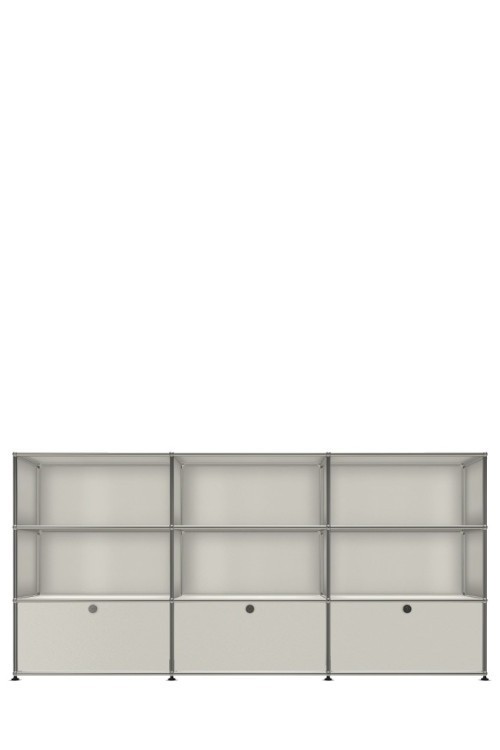 Système de rangement 9 modules 3 portes USM Haller 225 x 35 x h109 cm