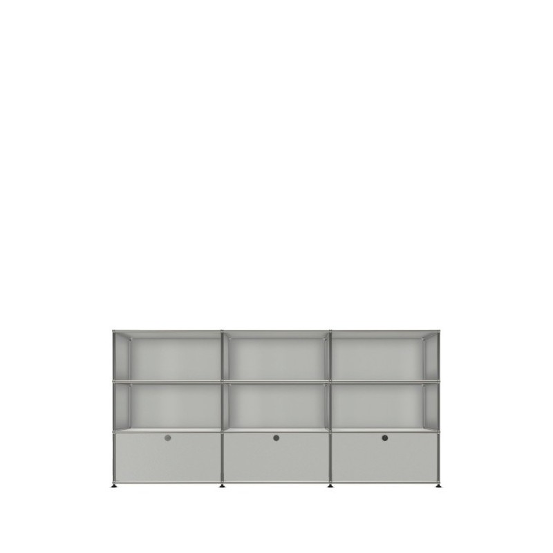 Système de rangement 9 modules 3 portes USM Haller 225 x 35 x h109 cm