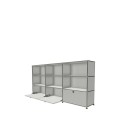 Système de rangement 9 modules 3 portes USM Haller 225 x 35 x h109 cm