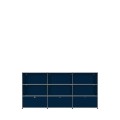Système de rangement 9 modules 3 portes USM Haller 225 x 35 x h109 cm