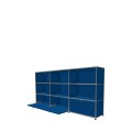 Système de rangement 9 modules 3 portes USM Haller 225 x 35 x h109 cm