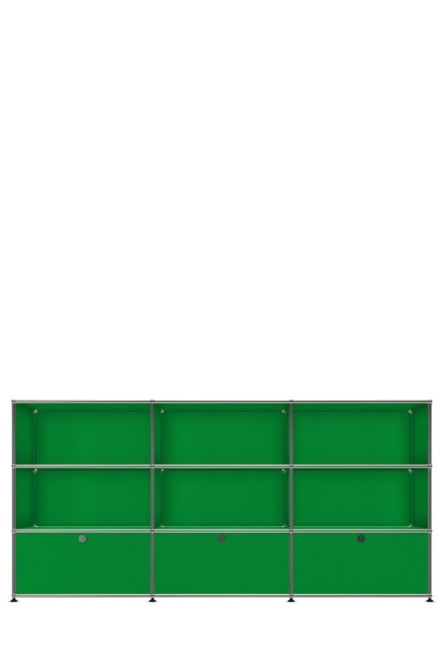 Système de rangement 9 modules 3 portes USM Haller 225 x 35 x h109 cm