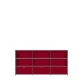 Système de rangement 9 modules 3 portes USM Haller 225 x 35 x h109 cm