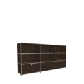 Système de rangement 9 modules 3 portes USM Haller 225 x 35 x h109 cm
