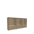 Système de rangement 9 modules 3 portes USM Haller 225 x 35 x h109 cm
