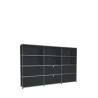 Système de rangement 12 modules 6 portes USM Haller 225 x 35 x h144 cm