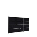 Système de rangement 12 modules 6 portes USM Haller 225 x 35 x h144 cm