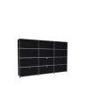 Système de rangement 12 modules 6 portes USM Haller 225 x 35 x h144 cm
