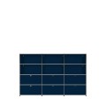 Système de rangement 12 modules 6 portes USM Haller 225 x 35 x h144 cm