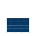 Système de rangement 12 modules 6 portes USM Haller 225 x 35 x h144 cm
