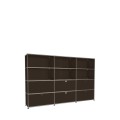 Système de rangement 12 modules 6 portes USM Haller 225 x 35 x h144 cm