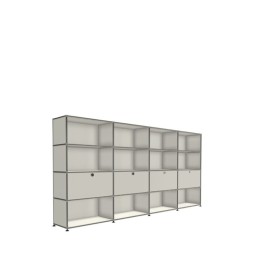 Système de rangement 16 modules 4 portes USM Haller 300 x 35 x h144 cm