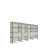 Système de rangement 16 modules 4 portes USM Haller 300 x 35 x h144 cm