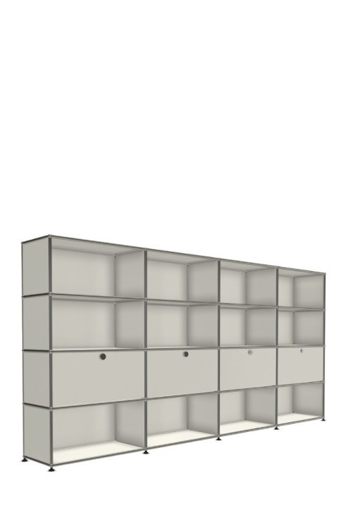 Système de rangement 16 modules 4 portes USM Haller 300 x 35 x h144 cm
