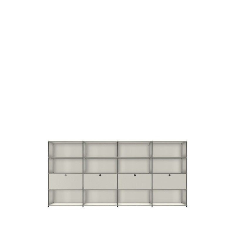 Système de rangement 16 modules 4 portes USM Haller 300 x 35 x h144 cm