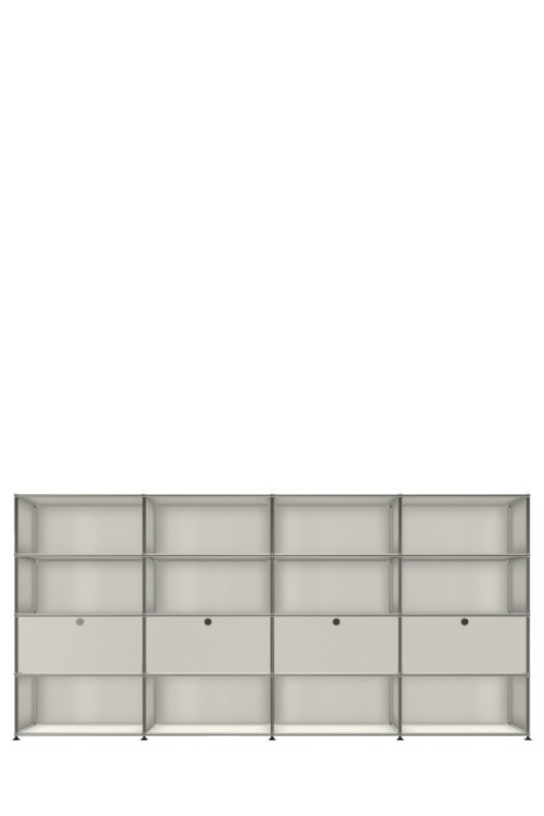 Système de rangement 16 modules 4 portes USM Haller 300 x 35 x h144 cm