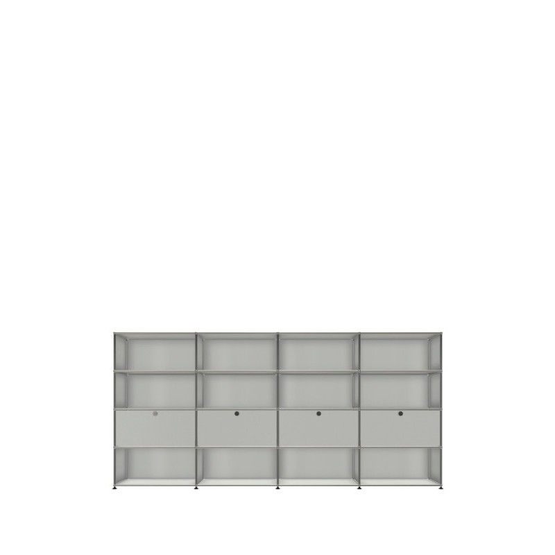 Système de rangement 16 modules 4 portes USM Haller 300 x 35 x h144 cm