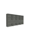 Système de rangement 16 modules 4 portes USM Haller 300 x 35 x h144 cm