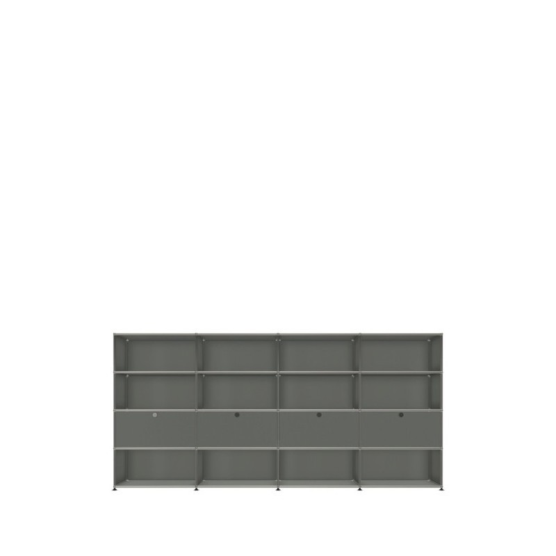 Système de rangement 16 modules 4 portes USM Haller 300 x 35 x h144 cm
