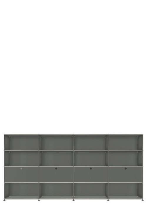 Système de rangement 16 modules 4 portes USM Haller 300 x 35 x h144 cm