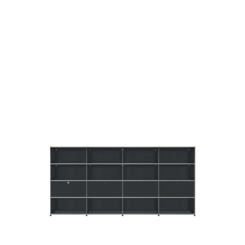 Système de rangement 16 modules 4 portes USM Haller 300 x 35 x h144 cm