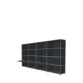 Système de rangement 16 modules 4 portes USM Haller 300 x 35 x h144 cm
