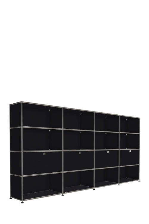 Système de rangement 16 modules 4 portes USM Haller 300 x 35 x h144 cm