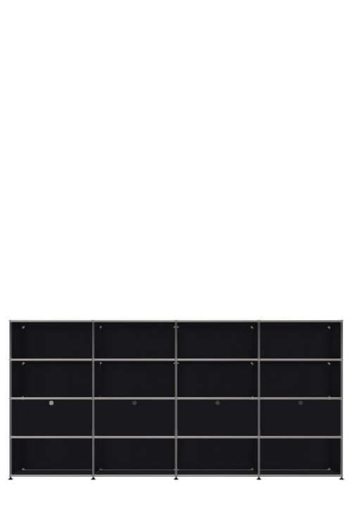 Système de rangement 16 modules 4 portes USM Haller 300 x 35 x h144 cm