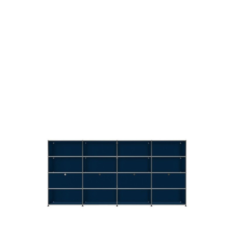 Système de rangement 16 modules 4 portes USM Haller 300 x 35 x h144 cm