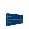 Système de rangement 16 modules 4 portes USM Haller 300 x 35 x h144 cm