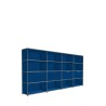 Système de rangement 16 modules 4 portes USM Haller 300 x 35 x h144 cm