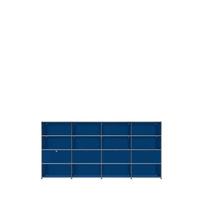 Système de rangement 16 modules 4 portes USM Haller 300 x 35 x h144 cm