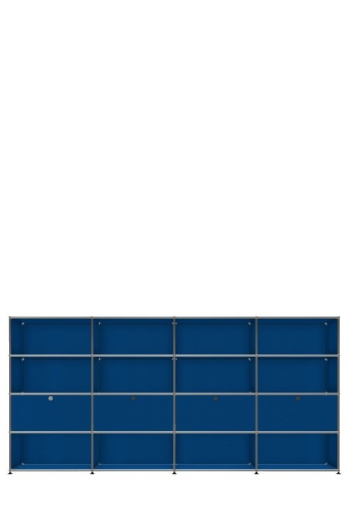 Système de rangement 16 modules 4 portes USM Haller 300 x 35 x h144 cm