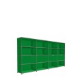 Système de rangement 16 modules 4 portes USM Haller 300 x 35 x h144 cm
