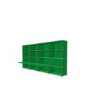 Système de rangement 16 modules 4 portes USM Haller 300 x 35 x h144 cm