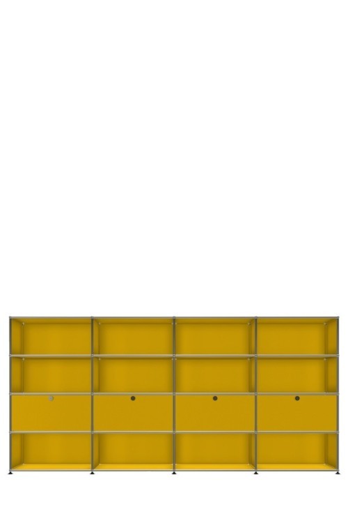 Système de rangement 16 modules 4 portes USM Haller 300 x 35 x h144 cm