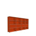 Système de rangement 16 modules 4 portes USM Haller 300 x 35 x h144 cm