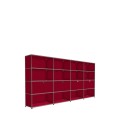 Système de rangement 16 modules 4 portes USM Haller 300 x 35 x h144 cm