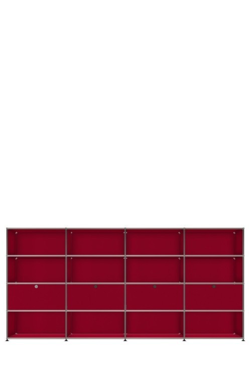 Système de rangement 16 modules 4 portes USM Haller 300 x 35 x h144 cm