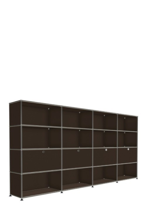 Système de rangement 16 modules 4 portes USM Haller 300 x 35 x h144 cm