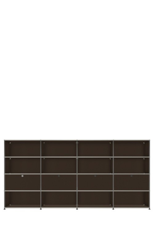 Système de rangement 16 modules 4 portes USM Haller 300 x 35 x h144 cm