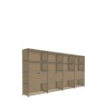 Système de rangement 16 modules 4 portes USM Haller 300 x 35 x h144 cm
