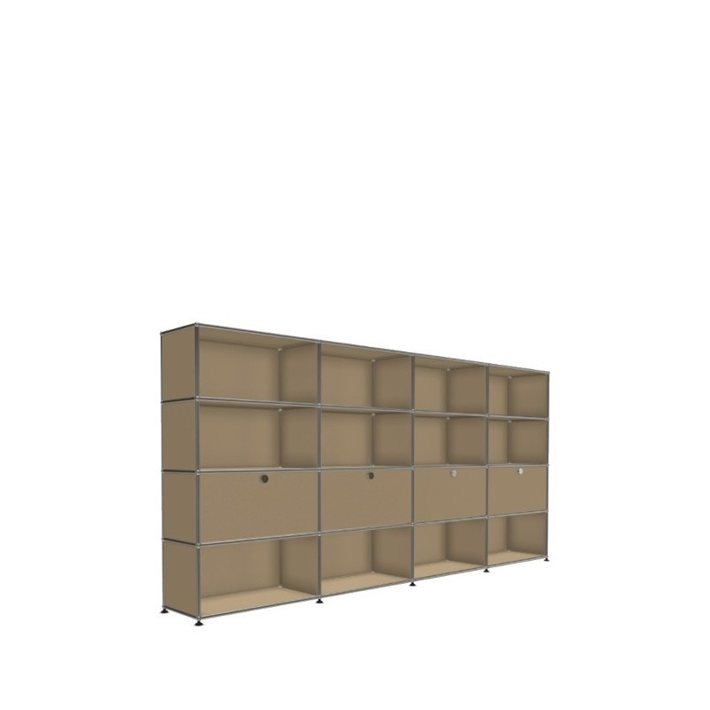 Système de rangement 16 modules 4 portes USM Haller 300 x 35 x h144 cm