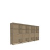 Système de rangement 16 modules 4 portes USM Haller 300 x 35 x h144 cm