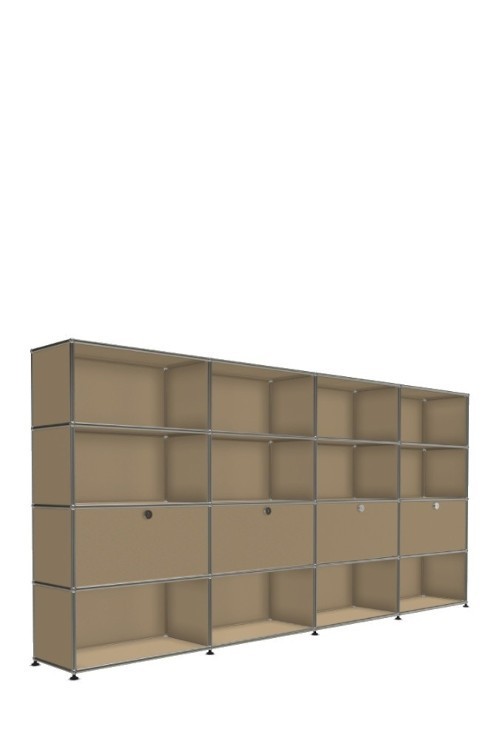 Système de rangement 16 modules 4 portes USM Haller 300 x 35 x h144 cm