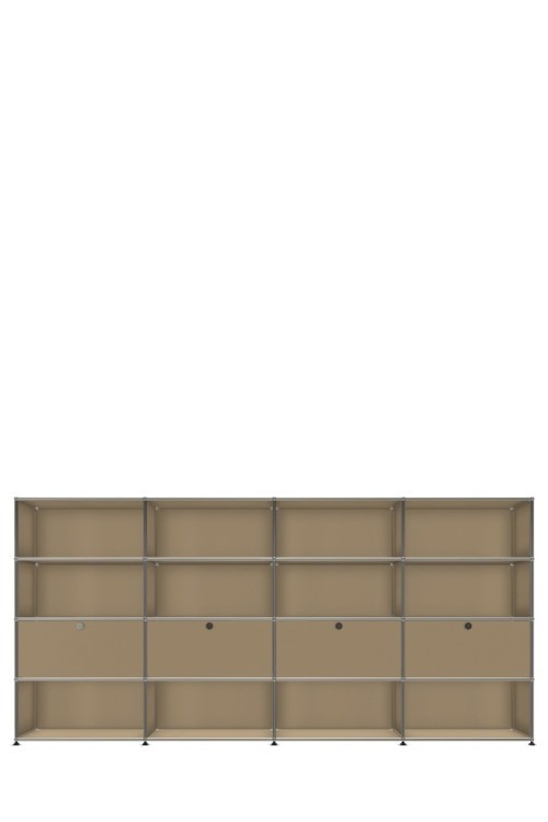 Système de rangement 16 modules 4 portes USM Haller 300 x 35 x h144 cm
