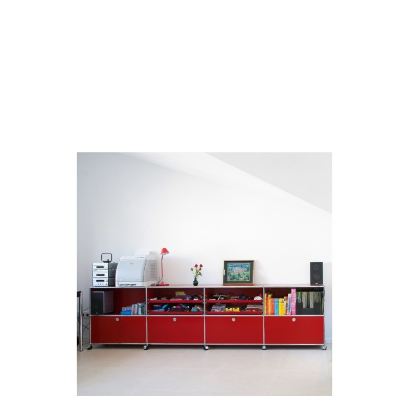 Système de rangement 8 portes USM Haller 300 x 35 x h74 cm