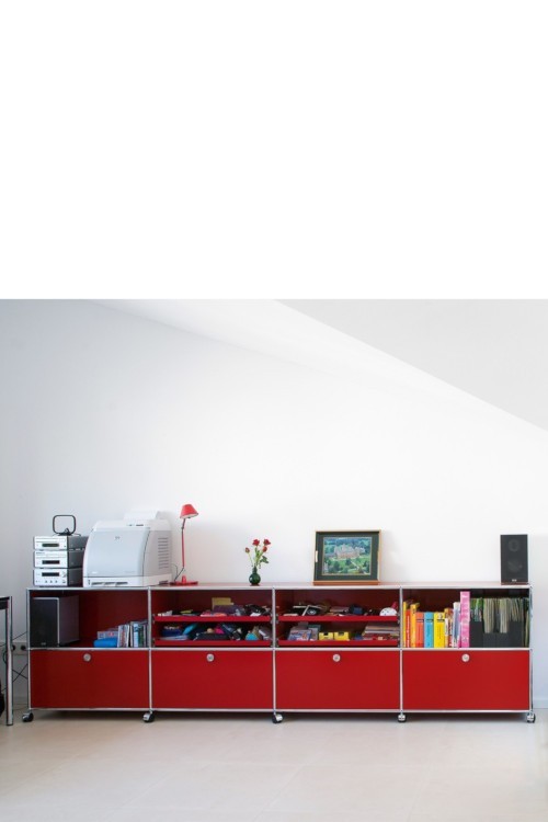 Système de rangement 8 portes USM Haller 300 x 35 x h74 cm