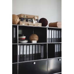 Système de rangement 12 modules 4 portes USM Haller 300 x 35 x h109 cm